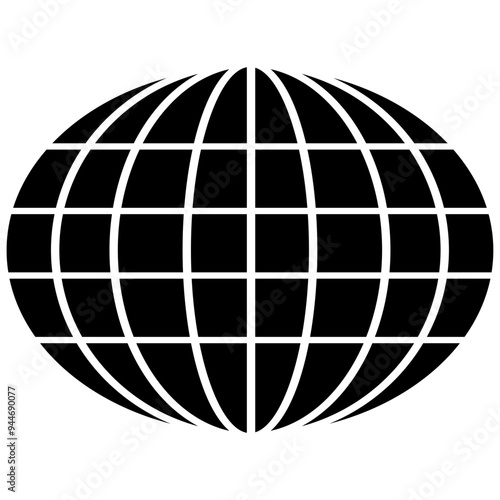 Globe or globus vector icon