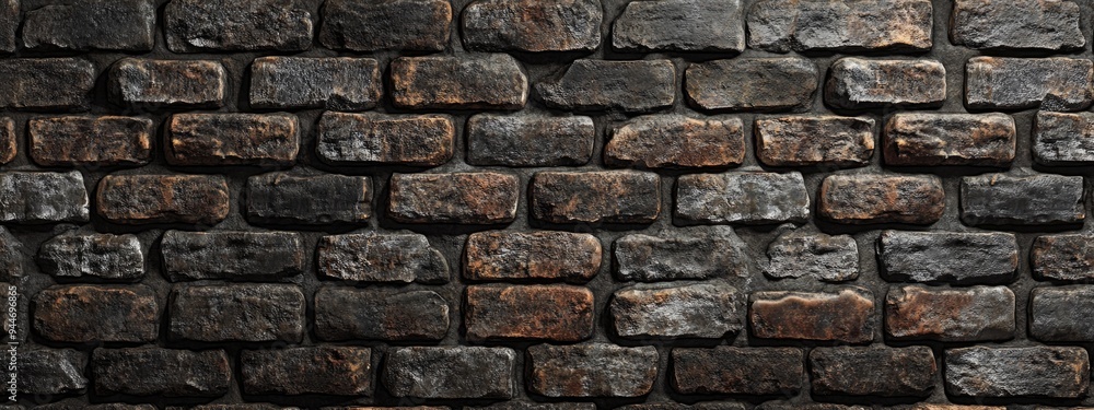 3D rendering of an old brick wall background 3D rendering of an old brick wall background