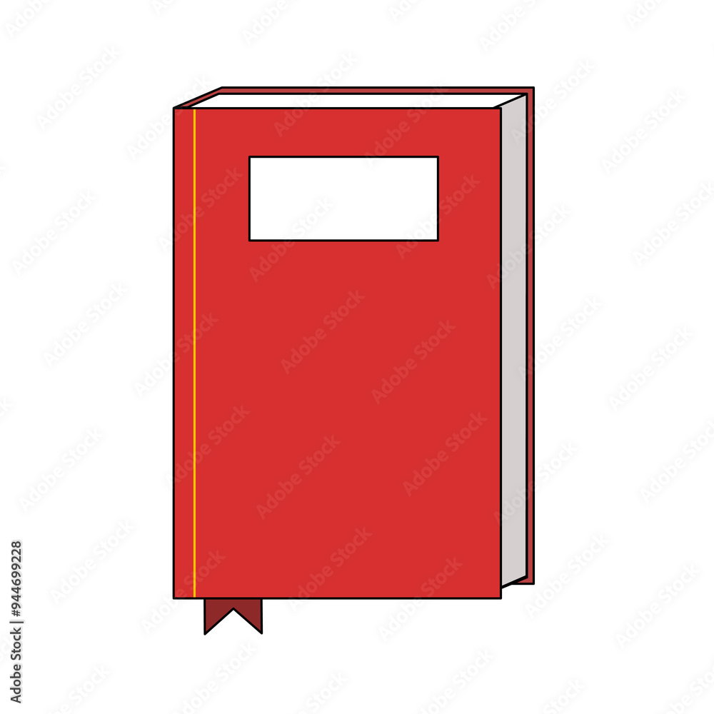 Book vector art. Isolated on white background Book vector art. Isolated on white background