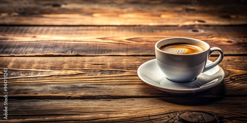 Cup of coffee on a rustic wooden table, coffee, beverage, drink, morning, caffeine, wood, tabletop, rustic, cozy, relaxation