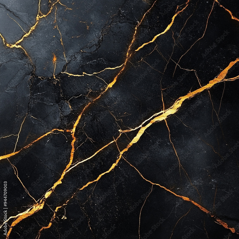black marble with golden lines background. black marble with golden lines background.