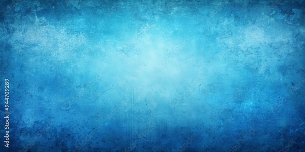 Obraz premium Retro blue gradient grungy background perfect for vintage designs and artistic projects, retro, blue, gradient, grungy, background
