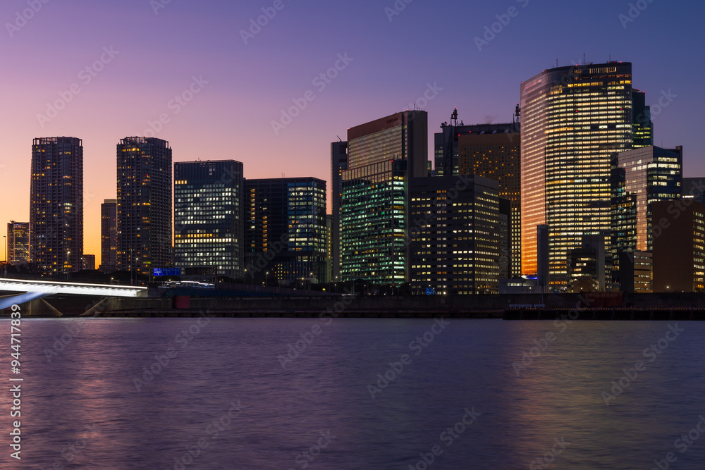 Fototapeta premium 東京夜景 勝どき