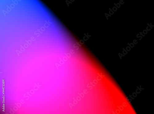 the mixture of blue and red becomes purple. Abstract background. Gradient Red to blue corner. You can use this background. photo