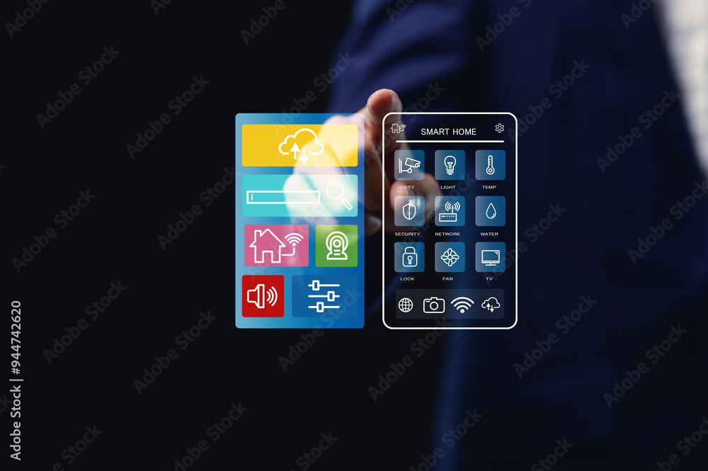 Explore the intuitive smart home interface and icons designed to seamlessly and easily manage all the connected devices in your home or building. Explore the intuitive smart home interface and icons designed to seamlessly and easily manage all the connected devices in your home or building.