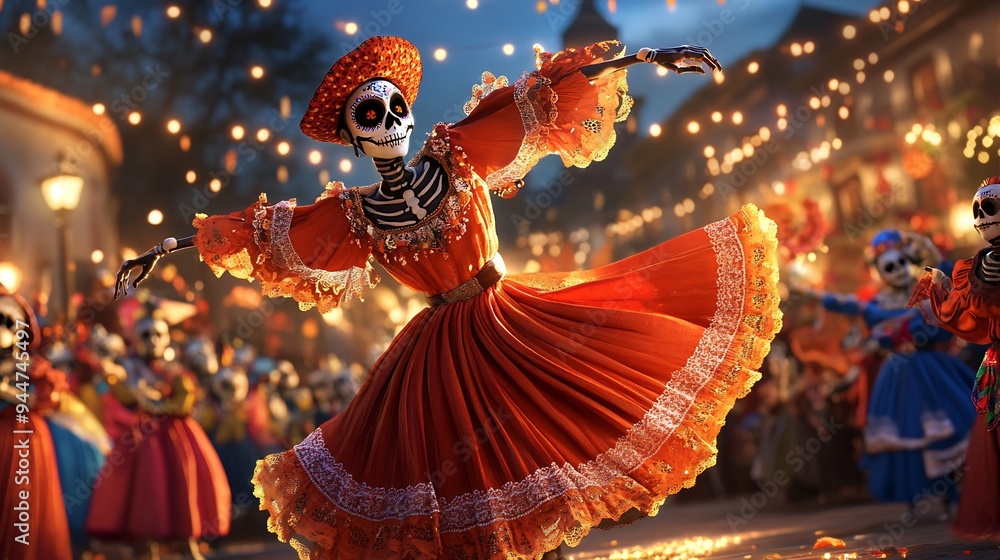 Day of the Dead: A Skeleton Dancer Day of the Dead: A Skeleton Dancer