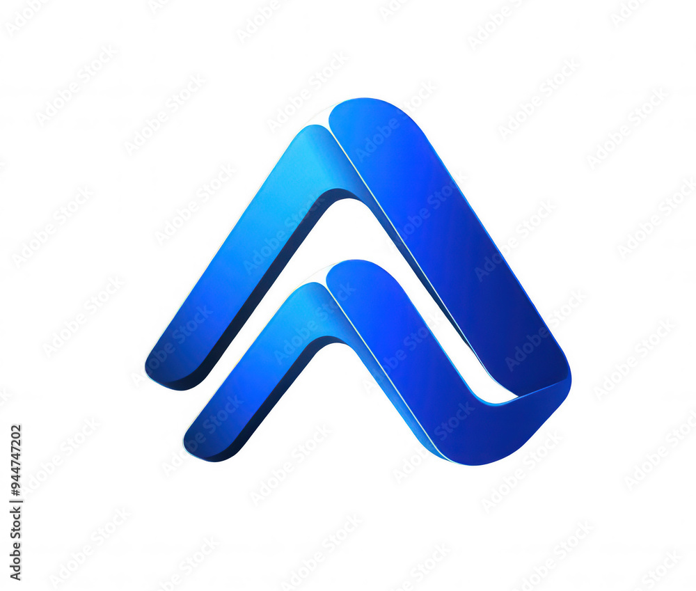 Abstract Blue Arrow Upward Abstract Blue Arrow Upward