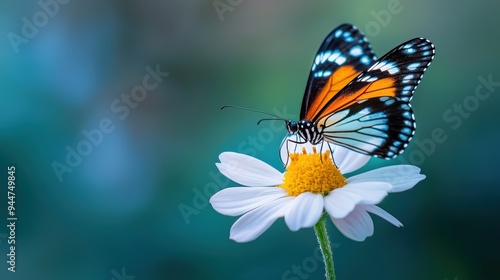 An up-close view of a pollinator, such as a bee or butterfly, interacting with a flower highlights the importance of insects in ecosystems.