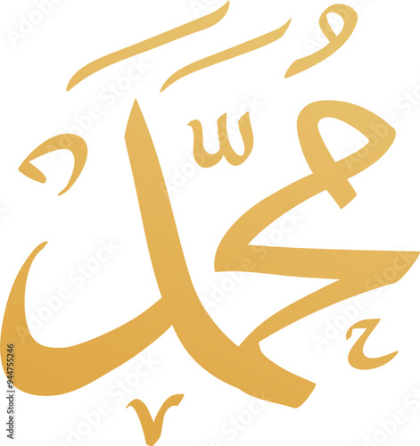 Muhammad (Arabic: مُحَمَّد, romanized: Muḥammad).  It is the name of Islamic prophet Muhammed SAW.