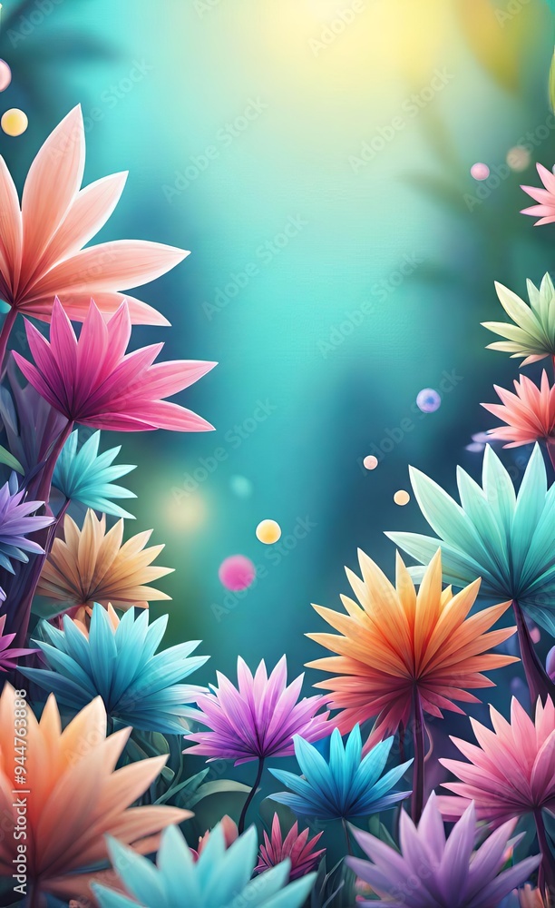 abstract floral background abstract floral background