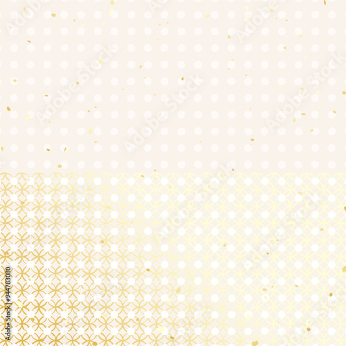 日本の伝統柄をアレンジした和モダンイラスト背景素材