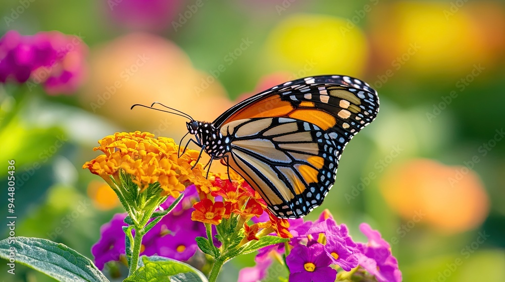 Fototapeta premium Monarch Butterfly on a Flower
