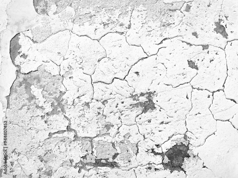 Peeling painted concrete wall. Leaking rain cause the wall cracked. Water damaged the wall. Peeling painted concrete wall. Leaking rain cause the wall cracked. Water damaged the wall.