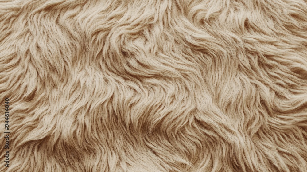 Close-up of wool, soft and fluffy, with natural fibers visible Close-up of wool, soft and fluffy, with natural fibers visible
