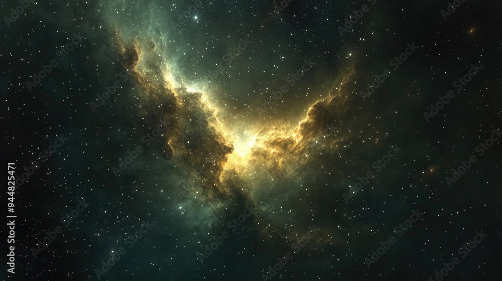 A glimpse of a vast star filled expanse in the cosmos A glimpse of a vast star filled expanse in the cosmos