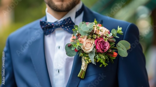 Groom's Boutonniere photo