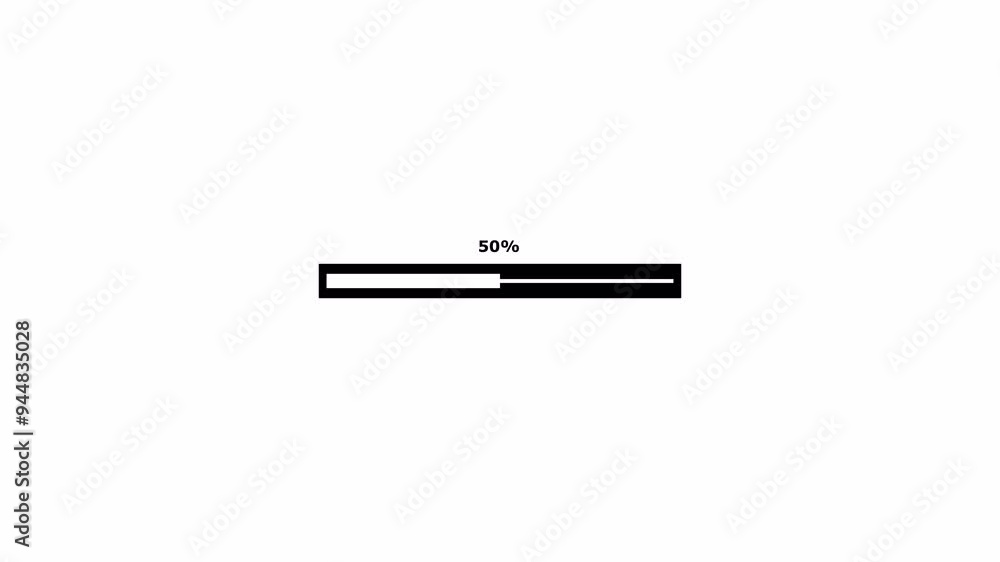 loading progress bar animation, progress bar animation isolated on a white background. loading progress bar animation, progress bar animation isolated on a white background.