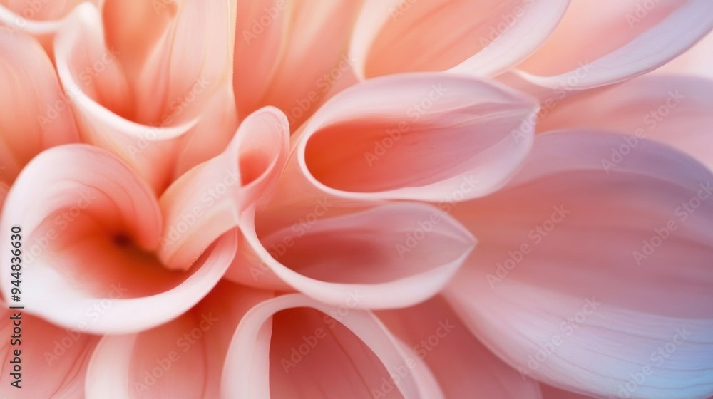 Close-up of Delicate Pink Flower Petals Close-up of Delicate Pink Flower Petals