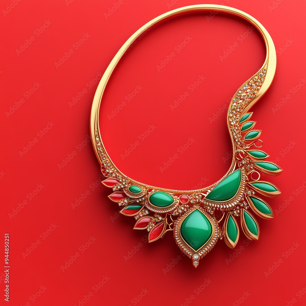 Traditional Indian jewelry, worn during Diwali Traditional Indian jewelry, worn during Diwali