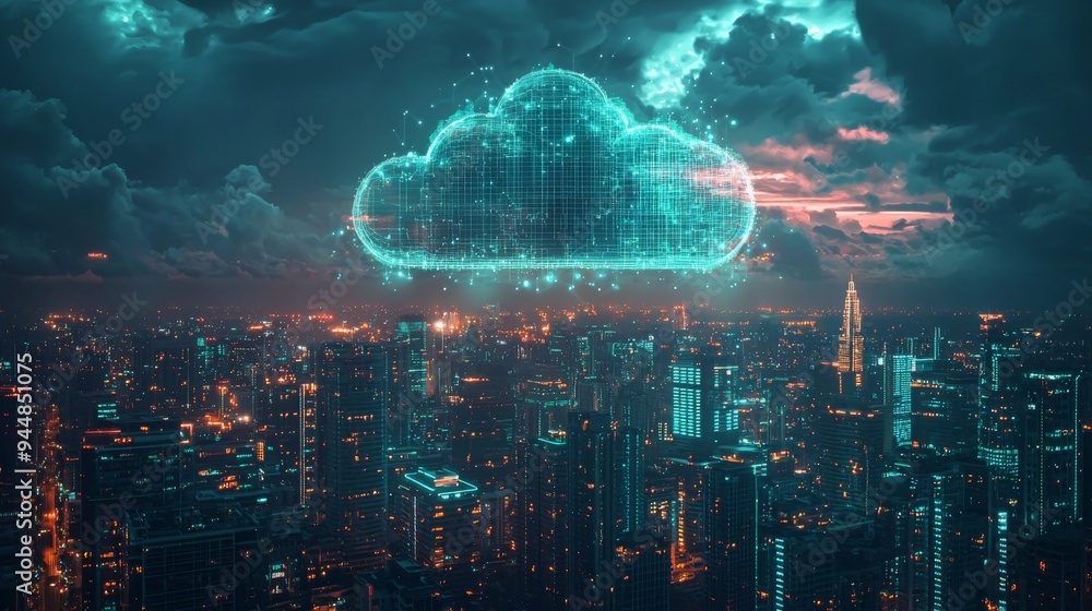 custom made wallpaper toronto digitalOptimized cloud data environment, with energy-efficient systems and green technology, focusing on sustainable data management solutions