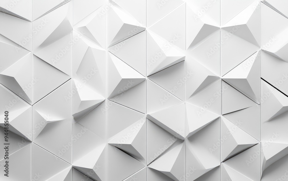 Abstract White Geometric Polygonal Pattern Background Design Abstract White Geometric Polygonal Pattern Background Design