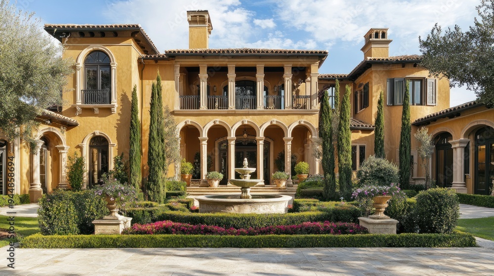 Italianate Villa with Courtyard Italianate Villa with Courtyard