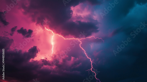 lightning in the storm