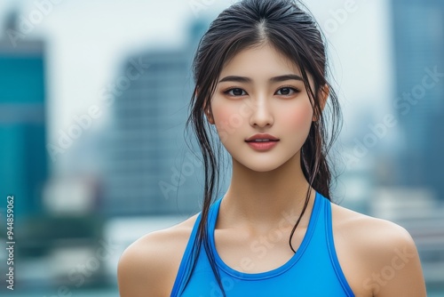 Portrait of a Confident Young Woman in Athletic Gear Embodying Strength Focus and the Determination to Succeed Free Download Portrait of a Confident Young Woman in Athletic Gear Embodying Strength Focus and the Determination to Succeed - GFXLoad
