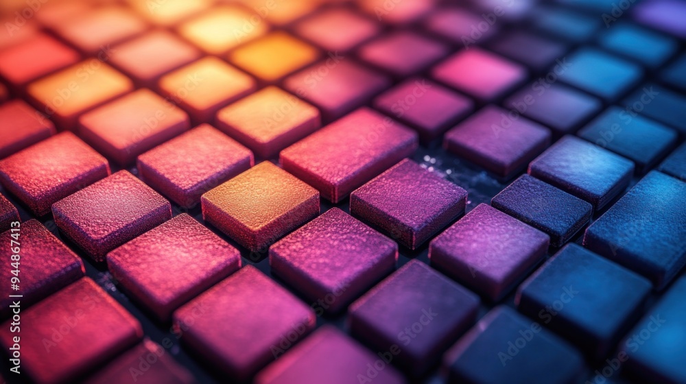 Colorful Abstract Squares Colorful Abstract Squares