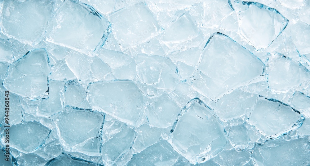 Obraz premium Shattered ice texture background