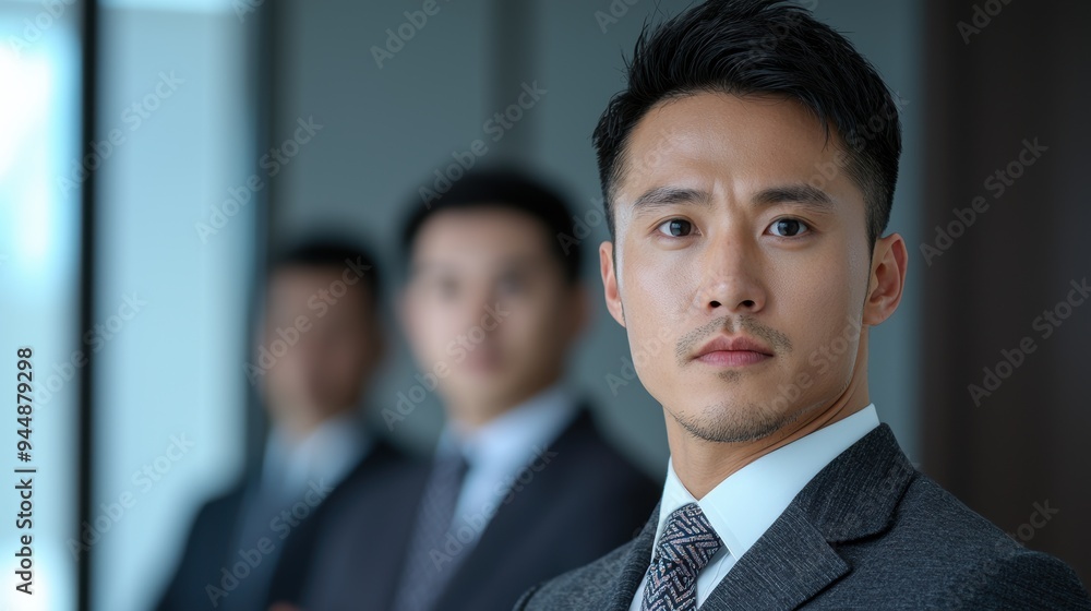 Confident asian businessman in formal attire Confident asian businessman in formal attire