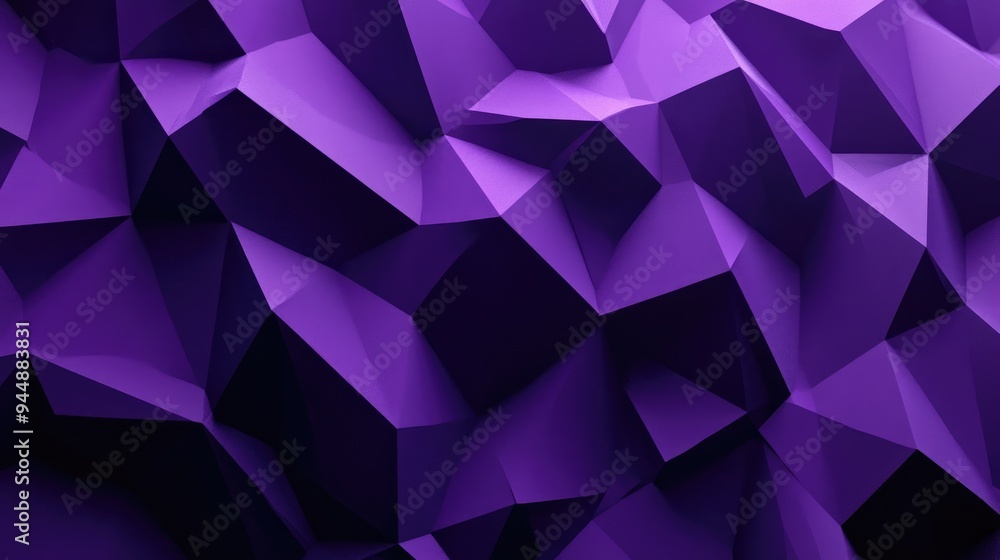 3D rendering of a dark purple low poly background featuring a polygonal design with repeating squares 3D rendering of a dark purple low poly background featuring a polygonal design with repeating squares