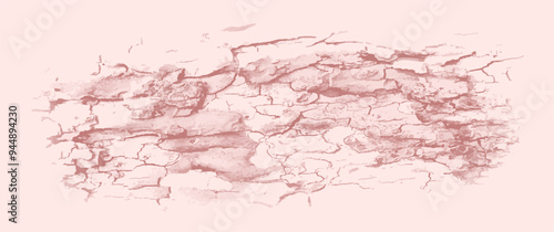 Shabby chic pink organic textured tree bark background