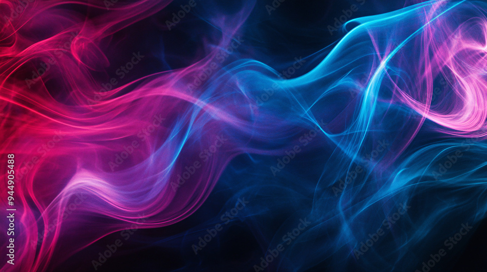Abstract Smoke Background in Blue and Pink Abstract Smoke Background in Blue and Pink
