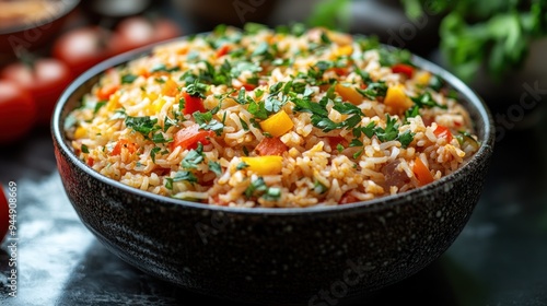 Delicious Vegetable Rice Bowl