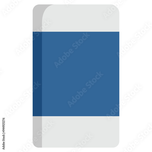 Rubber eraser vector icon