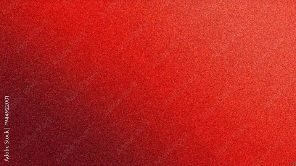 Fototapeta premium Red grainy gradient background, grainy texture effect, web banner design copy space