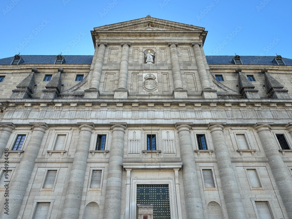 Obraz premium Royal Site of San Lorenzo de El Escorial near Madrid in Spain