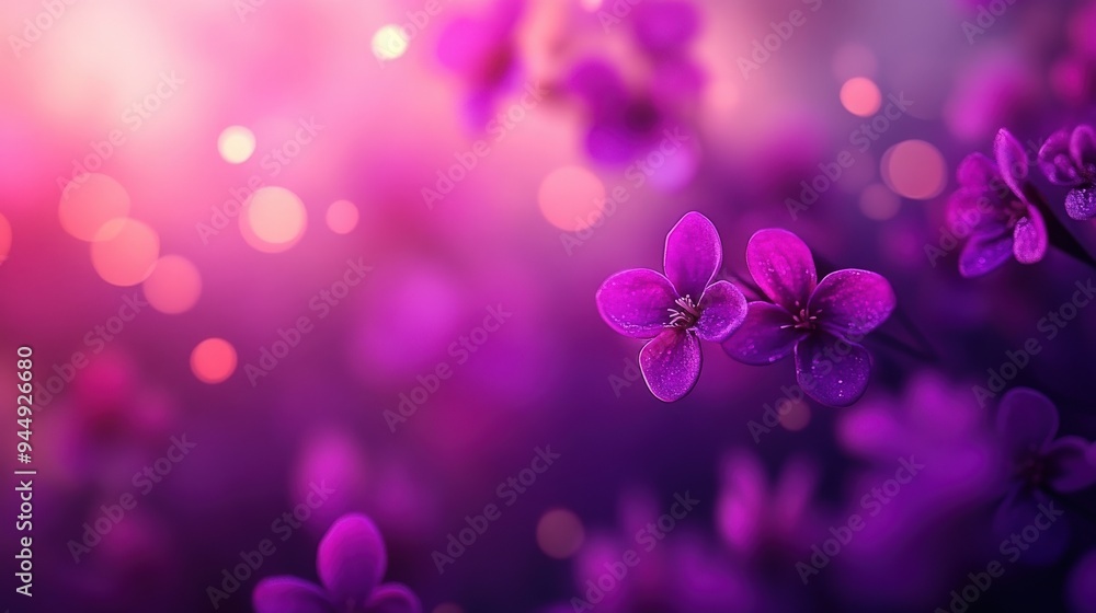A beautiful close-up of delicate purple flowers with soft bokeh background, showcasing nature's vibrant colors and serenity. A beautiful close-up of delicate purple flowers with soft bokeh background, showcasing nature's vibrant colors and serenity.