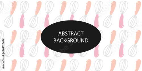 kitchen pattern background.  Hand Drawn Food Background for Menu design.