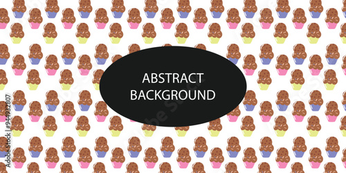 kitchen pattern background.  Hand Drawn Food Background for Menu design.