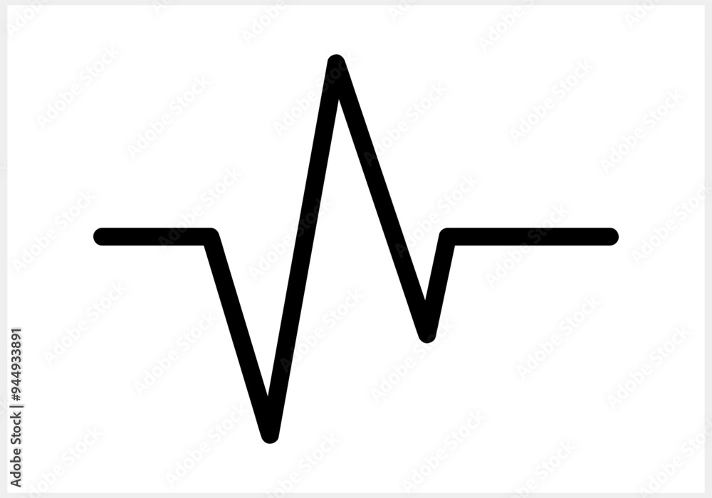 Doodle medicine beat heart icon. Sketch vector stock illustration Doodle medicine beat heart icon. Sketch vector stock illustration