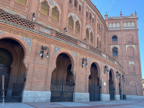 Plaza de Toros de Las Ventas bullfight ring in Madrid, Spain