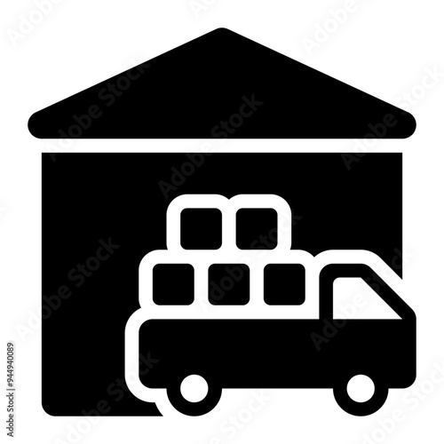 supplier, vendor, producer, wholesaler, supply solid or glyph icon