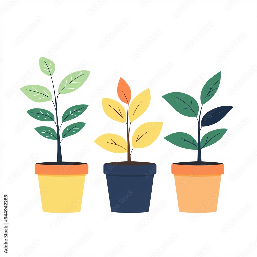 240805 228. A simple vector icon illustration depicting the group of indoor planting essentials at center for a website isolated white background with decorative plant pots and soil 240805 228. A simple vector icon illustration depicting the group of indoor planting essentials at center for a website isolated white background with decorative plant pots and soil