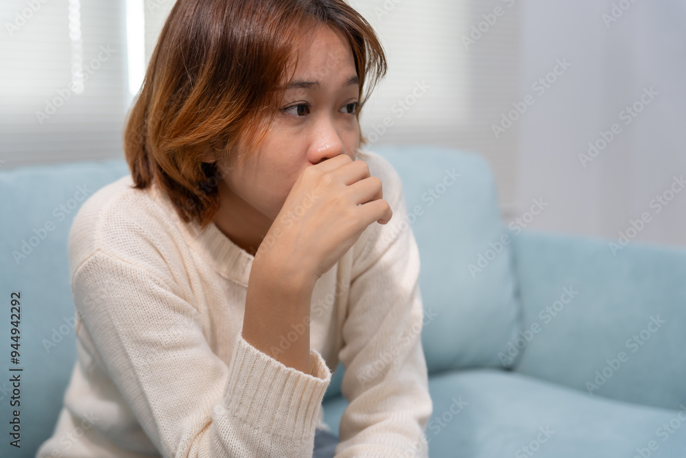 Unhappy asian woman girl disappointed, sad about problem in home alone, feel lonely, Stressed, suffering from bad relationship, break up, divorce, female confused, depression mental health, loneliness Unhappy asian woman girl disappointed, sad about problem in home alone, feel lonely, Stressed, suffering from bad relationship, break up, divorce, female confused, depression mental health, loneliness