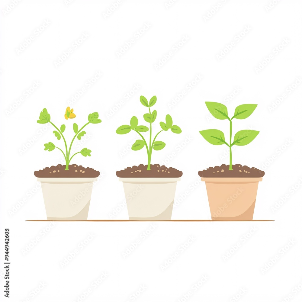 240805 229. A simple vector icon illustration depicting the group of urban gardening concepts at center for a website isolated white background with compact plant pots and herb seeds 240805 229. A simple vector icon illustration depicting the group of urban gardening concepts at center for a website isolated white background with compact plant pots and herb seeds