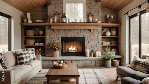 Wallpaper Mural A sophisticated, luxurious living room Torontodigital.ca