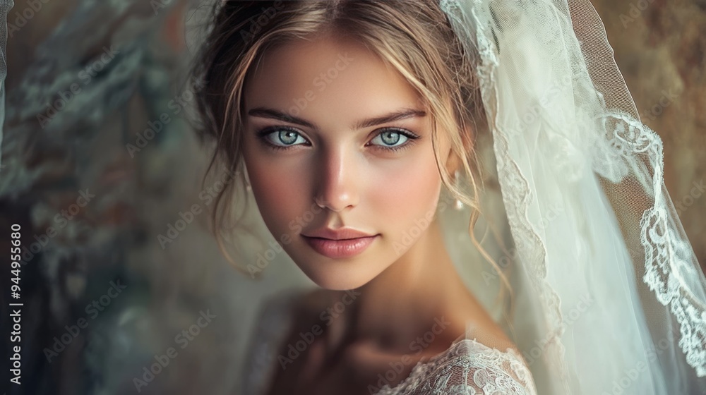 Portrait: bride in white Portrait: bride in white