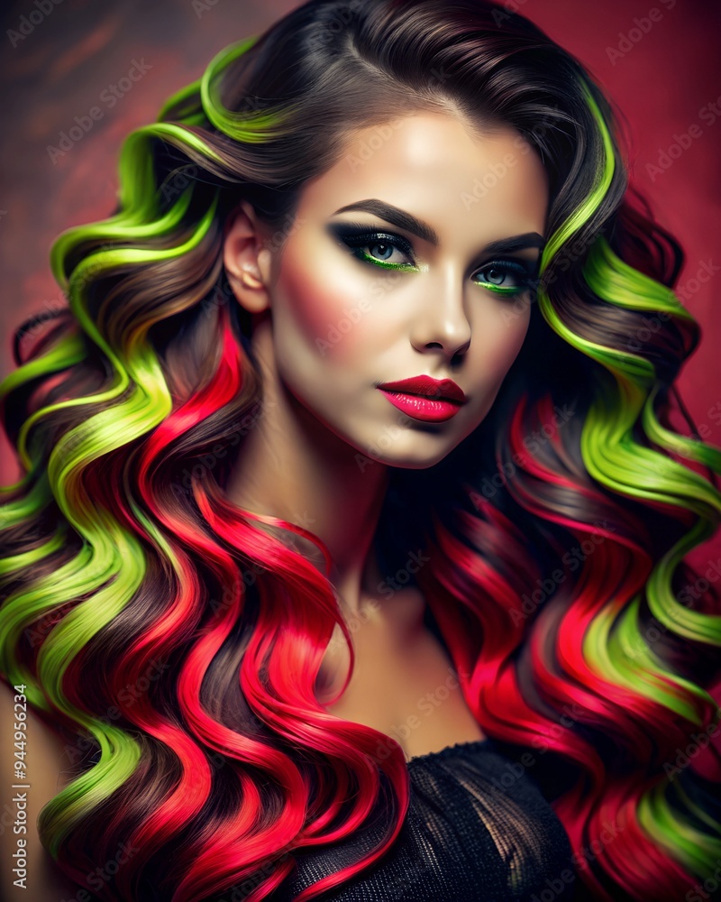 portrait of a woman with hair portrait of a woman with hair